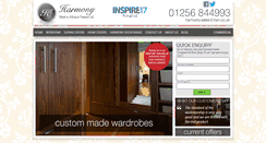 Desktop Screenshot of harmonymadetomeasure.co.uk